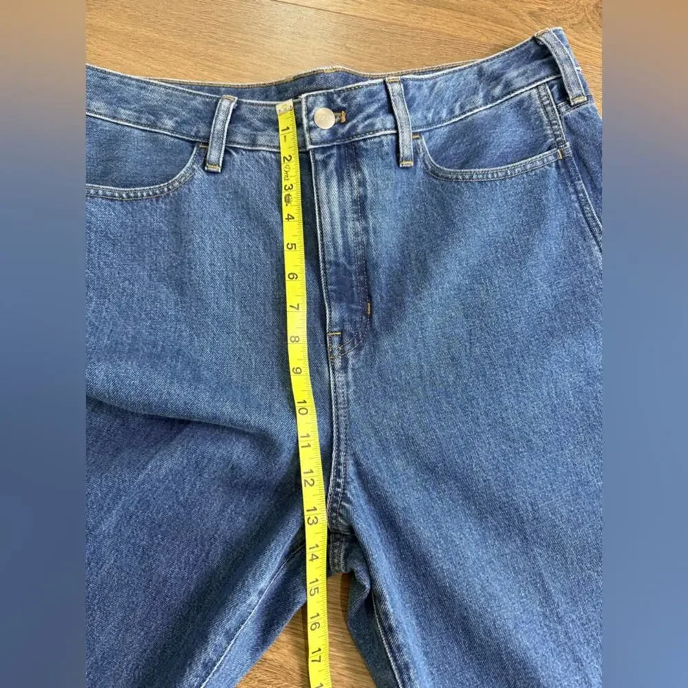 NWT J. Crew Barrel Leg Jean Relaxed Rigid Denim Elaine Wash Size 32 CK152